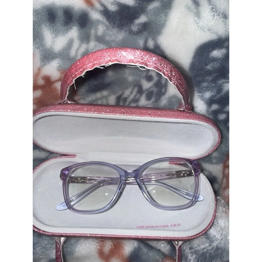 Juicy Couture Kids Eyeglasses Frames JU960 BIS Lilac Blue Purple Fade